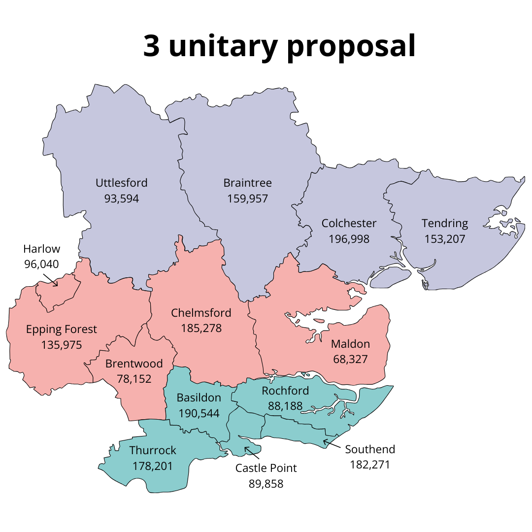 New Research Shows Smaller Councils Are Better City Life Greater Essex Maps For 5 Councils Proposal 1080 X 1080 Px 23 