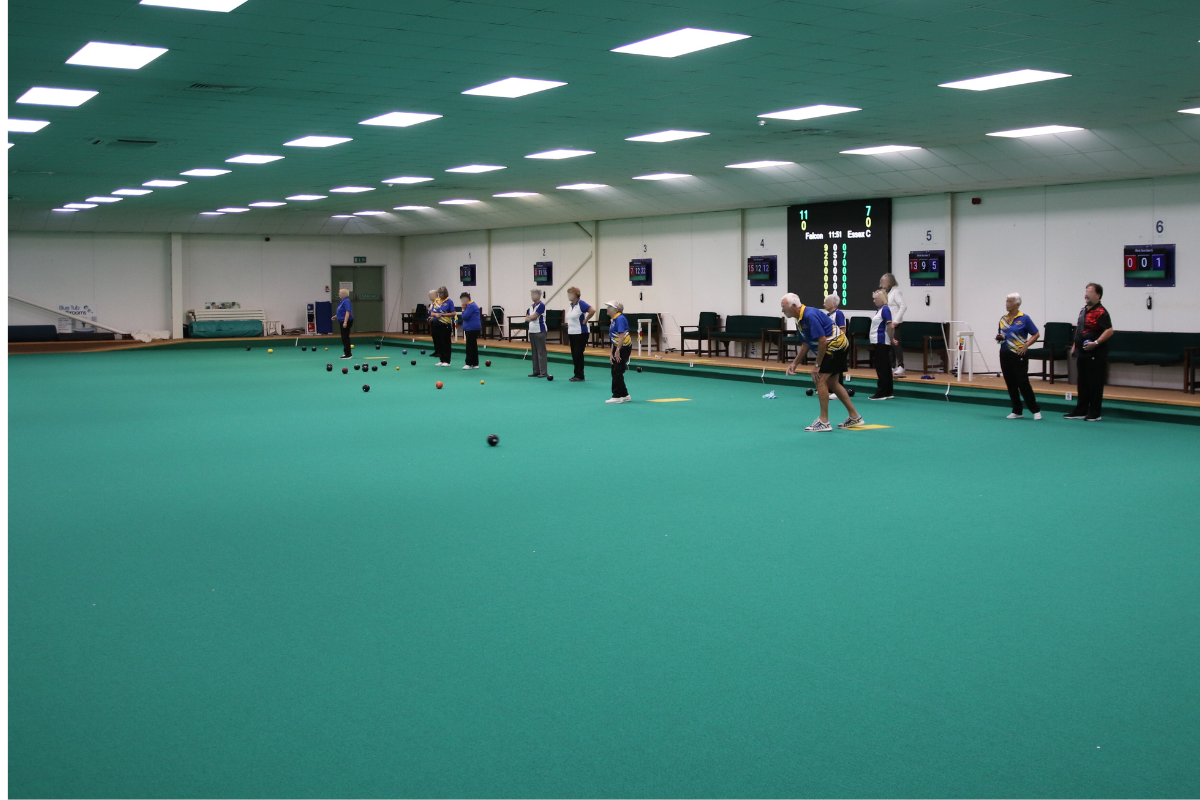 Members Playing At The Falcon Bowling Club
