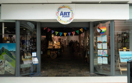 Shop front of The Art Place