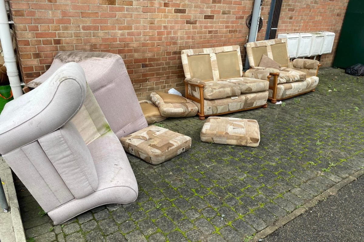 Example Of A Local Fly Tip In Chelmsford