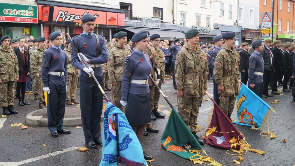 Soldiers At Rememberance Day