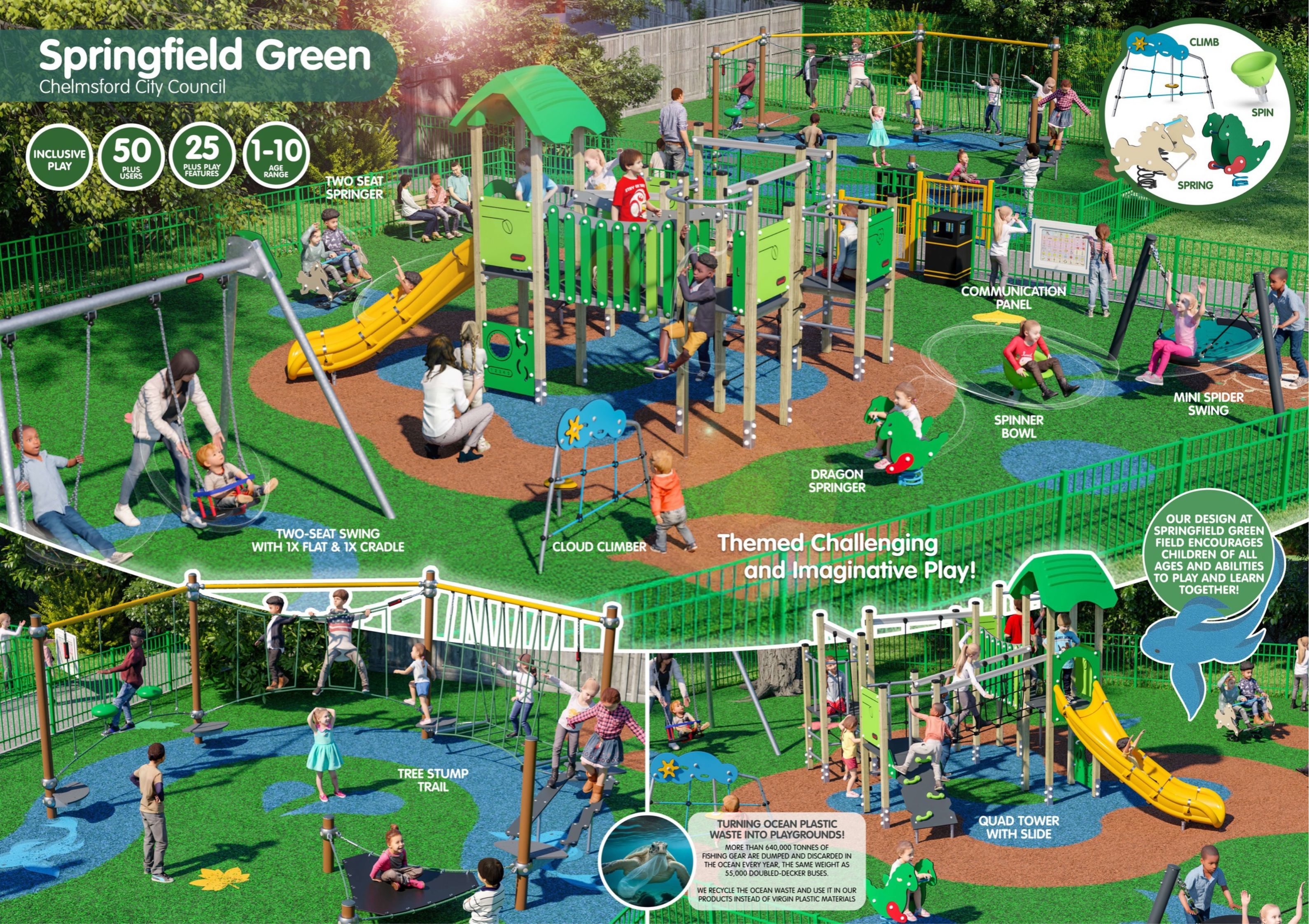 Springfield Green Play Area Option 2