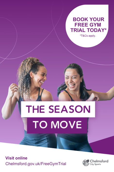 The season to move. Visit online to book your free gym trial today. Women getting active.
