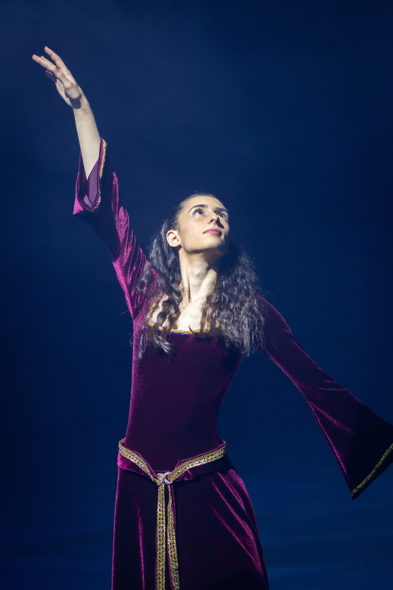 Paige Lepley During Ice Show Rehersals At Riverside Ice Rink