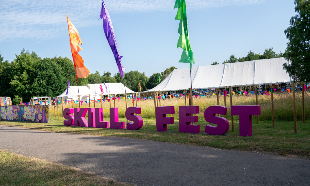 The entrance to SKills Fest.png