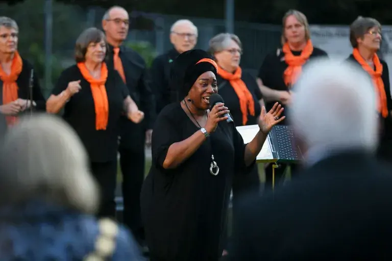 Chelmsford Gospel Choir At Knife Angel Vigil