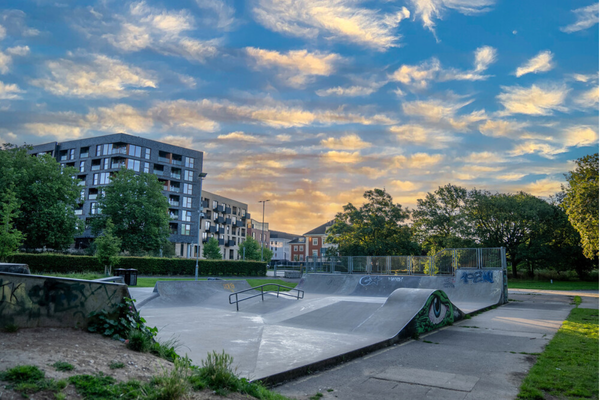 Skatepark In Central Park, Chelmsford