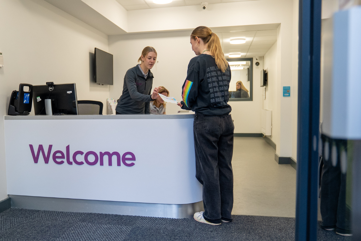 Dovedale Leisure Centre Reception Area