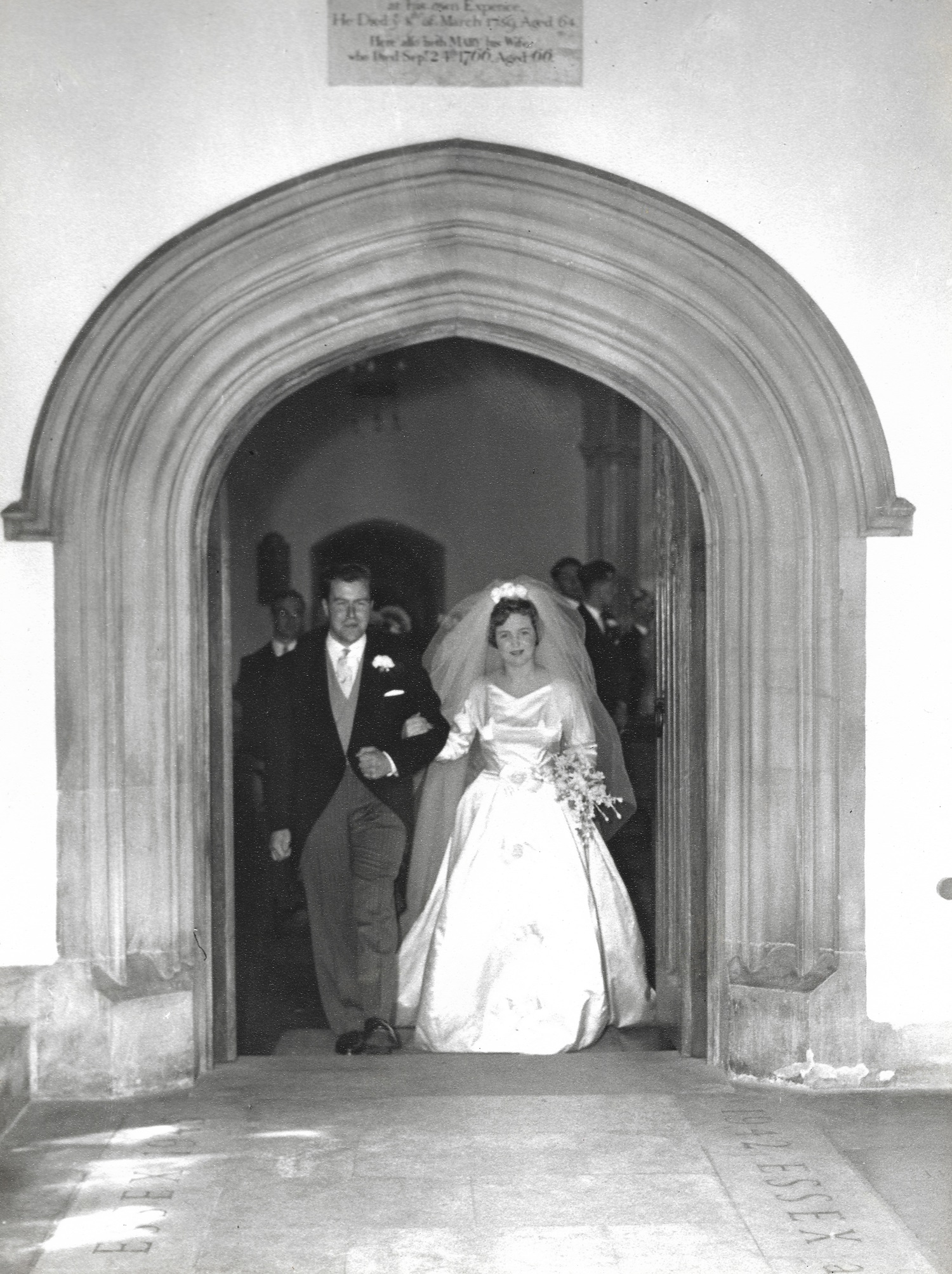 Ann & Peter Leaving Chelmsford Cathedral