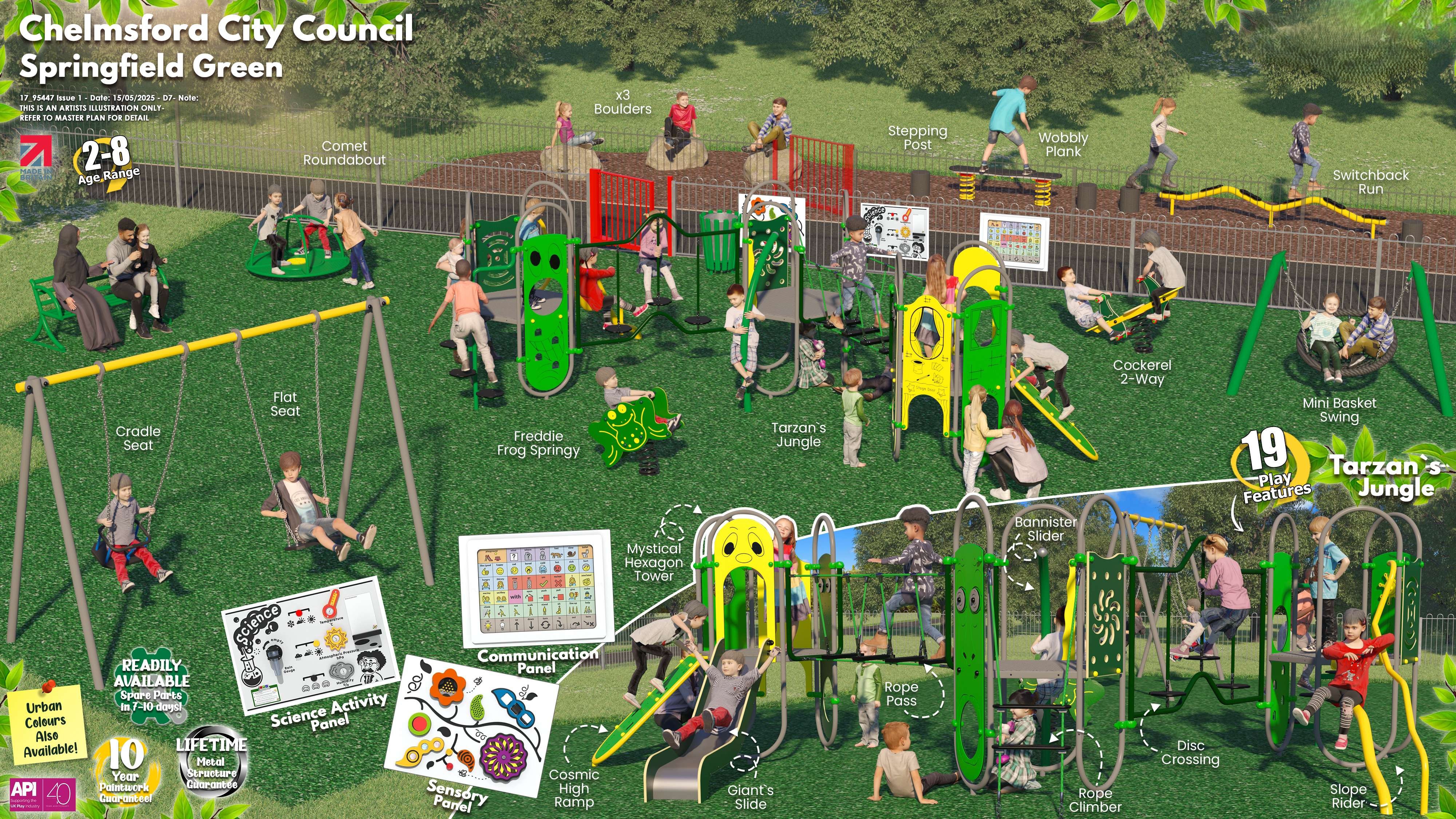 Springfield Green Play Area Option 1