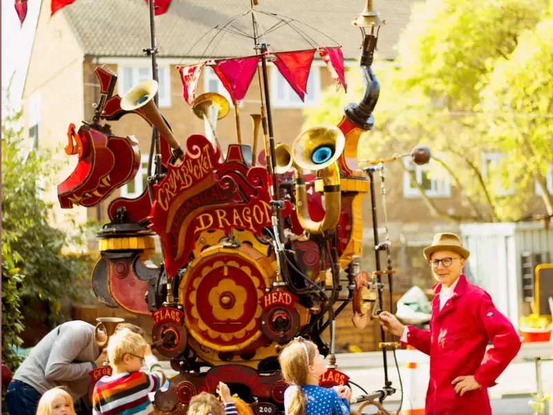 Jellyrollers' Mechanical Dragon