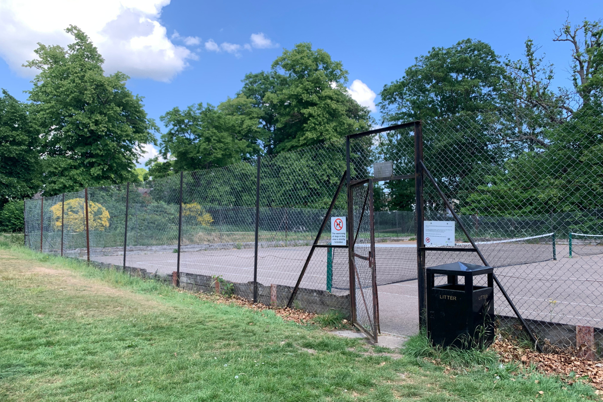 Two Of Tower Gardens' 4 Tennis Courts Will Remain