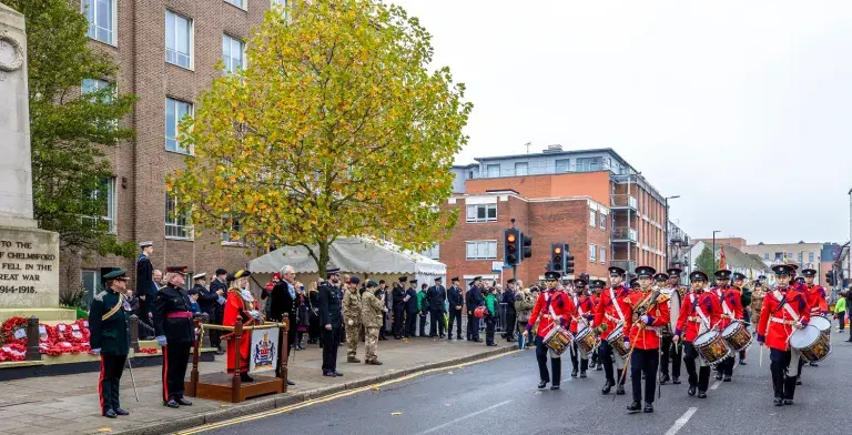 The Mayor Of Chelmsford Watches The Parade