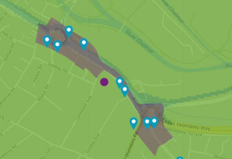 Air Quality Management Areas Purple