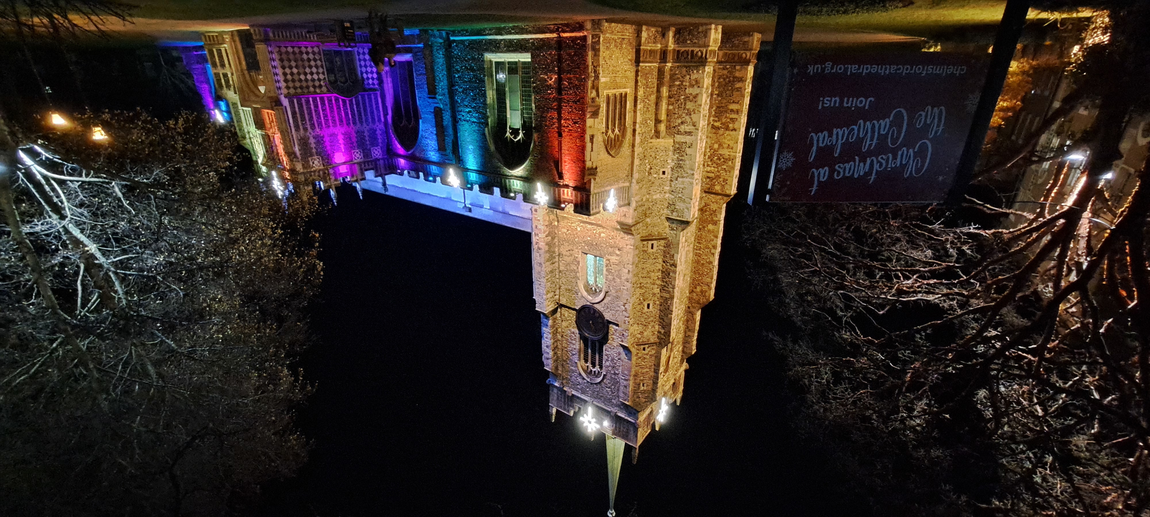Chelmsford Cathedral at Christmas