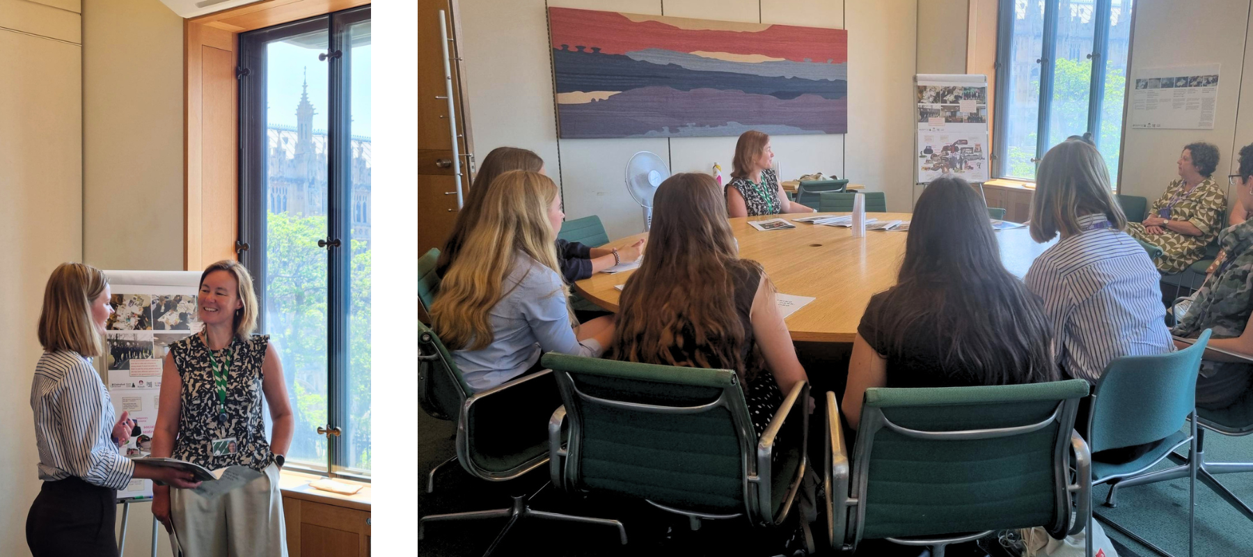 Students from The Boswells School speaking with Marie Goldman MP.png