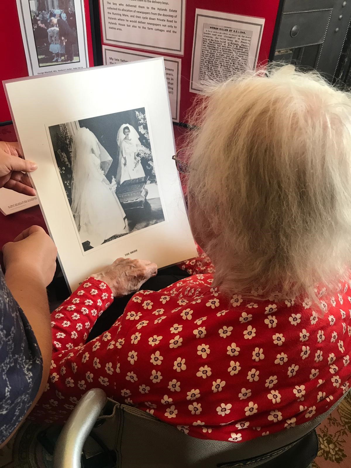 Ann Looking At Photo