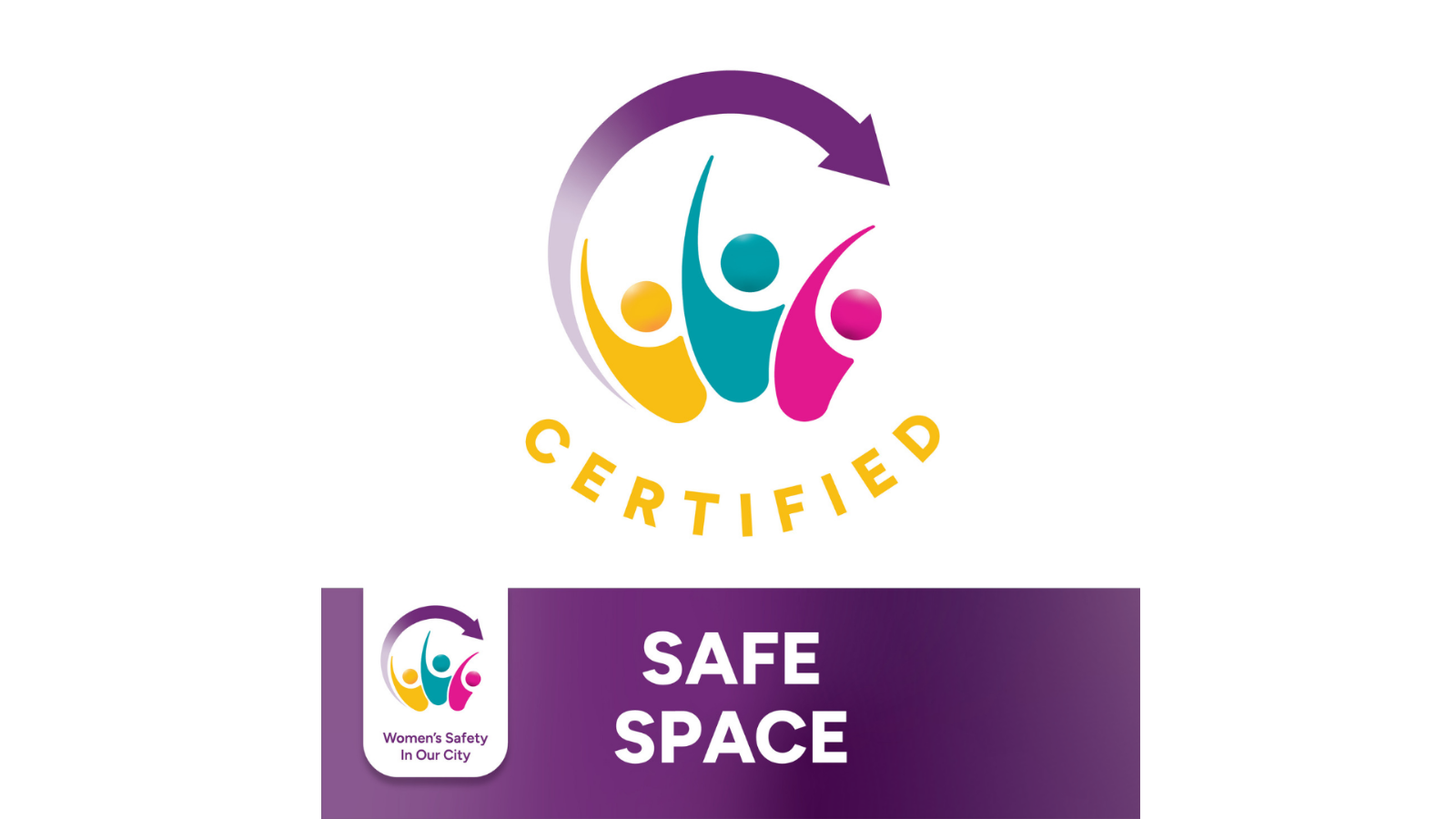 Chelmsford Women's Safety Charter 'Safe Space' Window Sticker