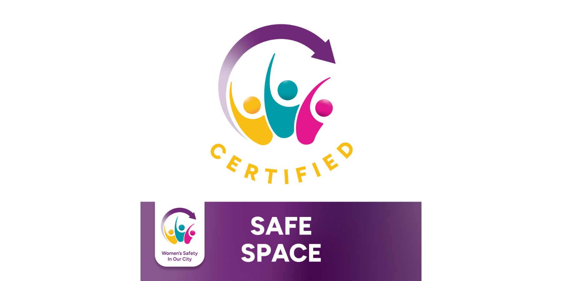 Chelmsford Women's Safety Charter 'Safe Space' Window Sticker