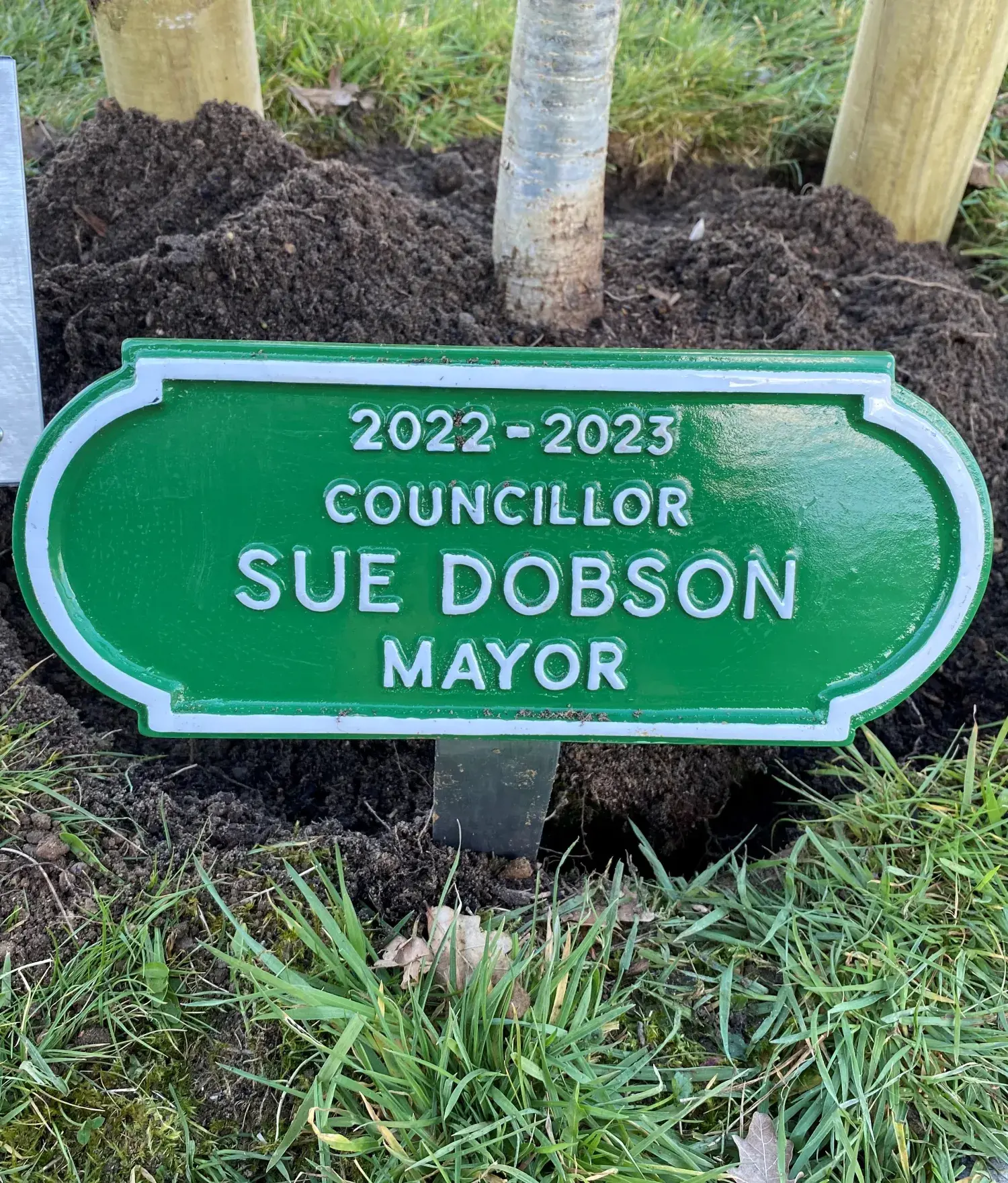 Sue Dobson plaque