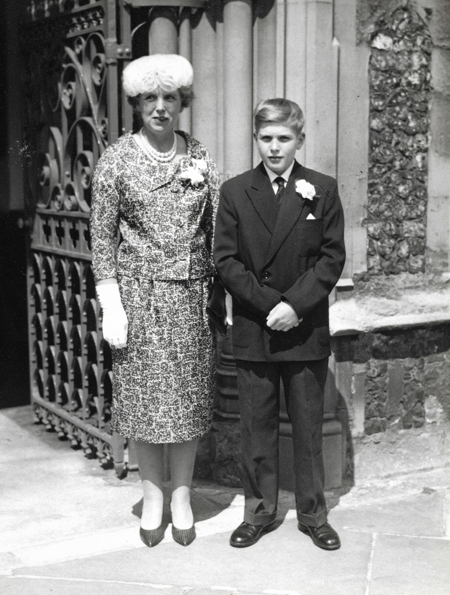 Peggy Cash And Son Peter Cash