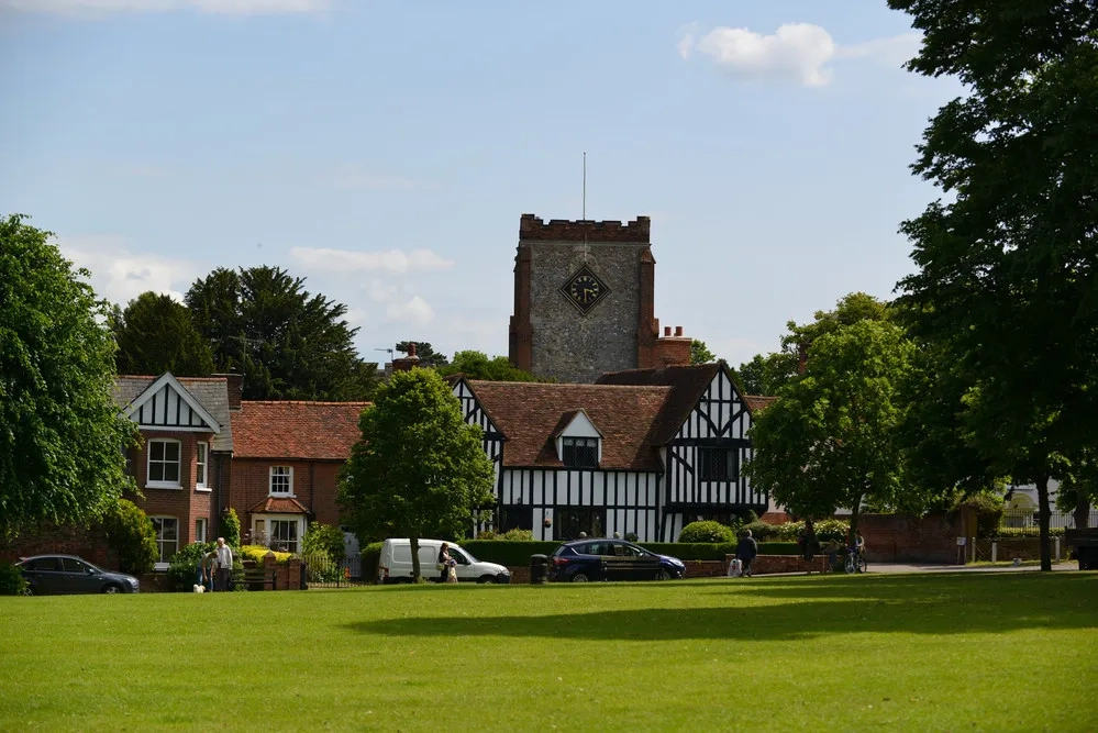 Writtle village green
