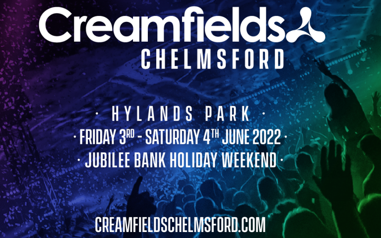 Creamfields Chelmsford 2022 announcement poster