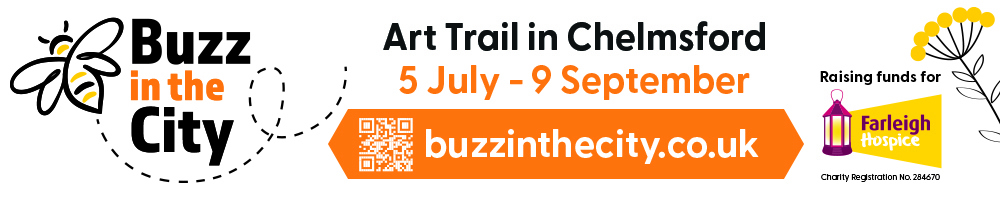 Buzz in the City Art Trail in Chelmsford (5 July to 9 September) in aid of Farleigh Hospice