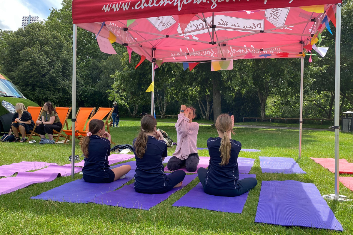 Guests Enjoyed The Wellness And Yoga Station