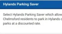 Hylands Parking Saver Step 1
