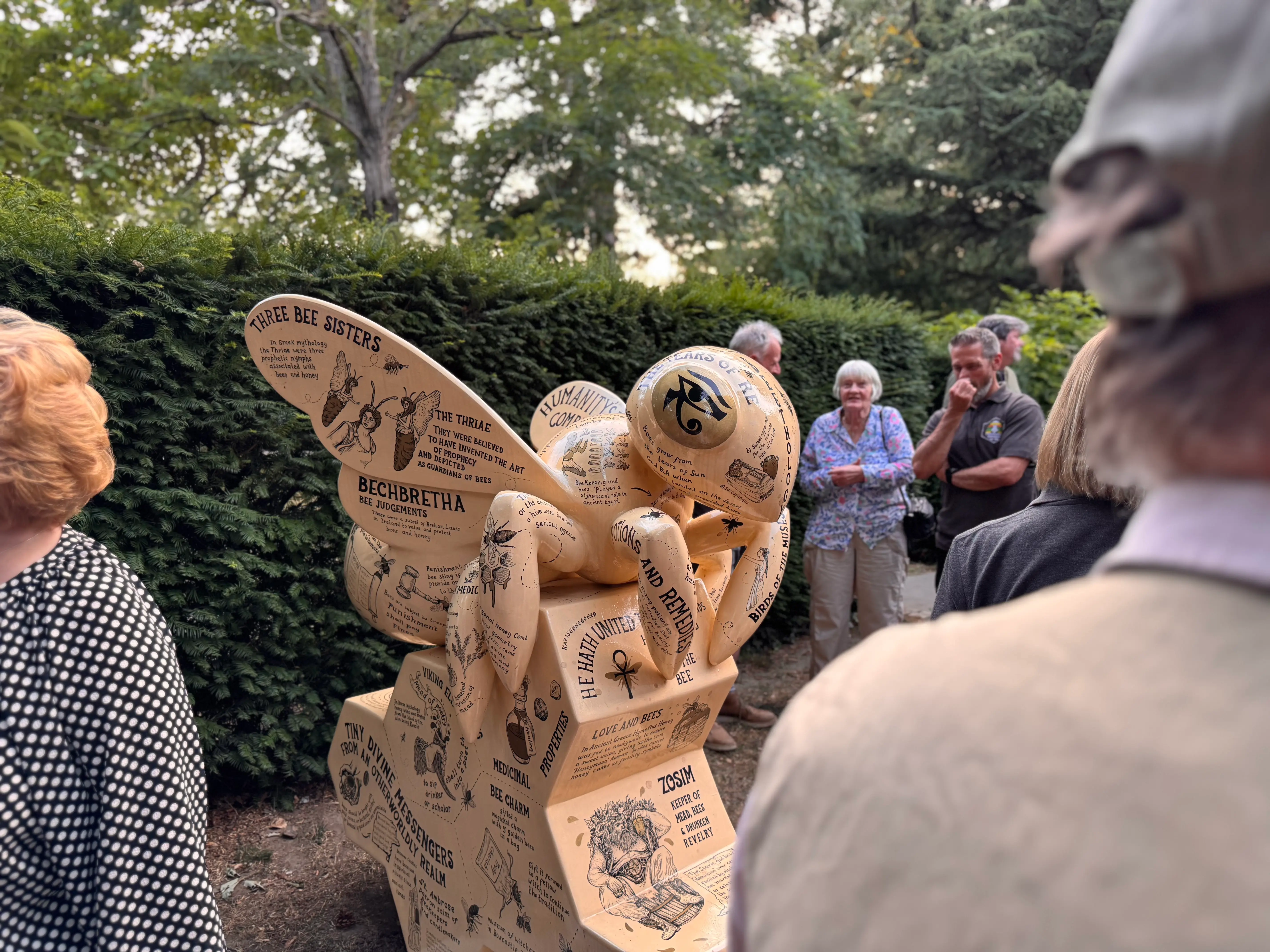 Beethology Buzz in the City bee statue Chelmsford Beekeepers Oaklands Park (6)