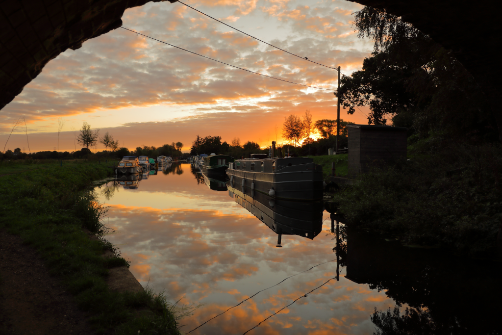 Sunrise At Sandon Lock