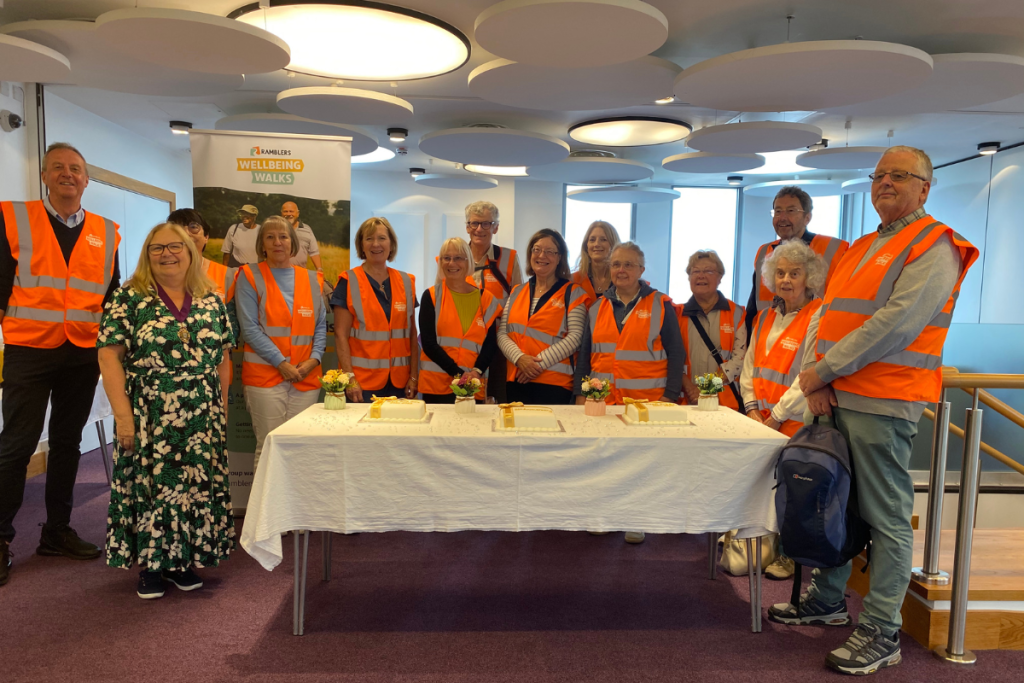 Heart And Sole's Volunteer Group Leaders Are Pictured With The Deputy Mayor Of Chelmsford And Their Celebration Cakes