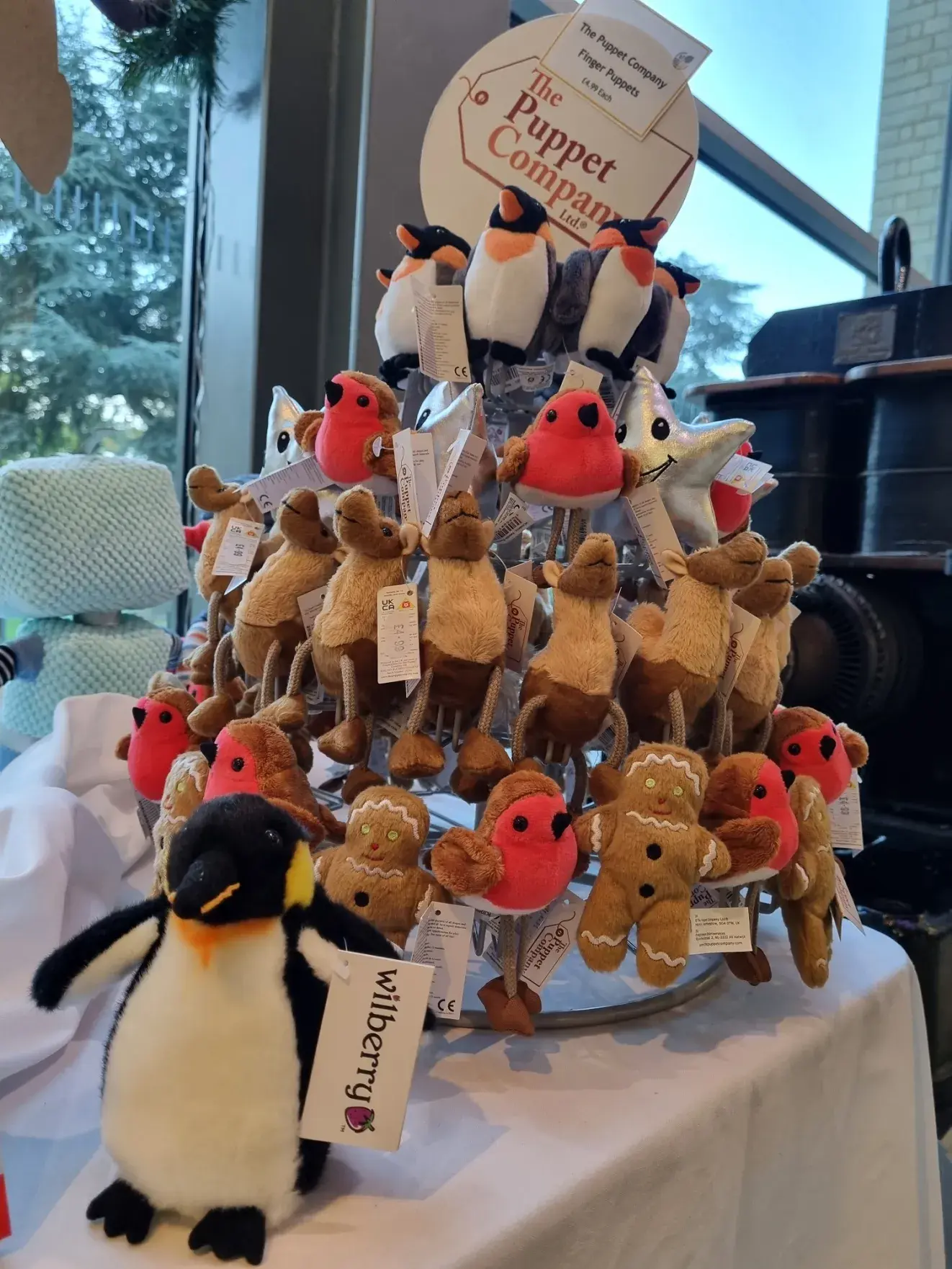 Mixed Christmas themed soft toys