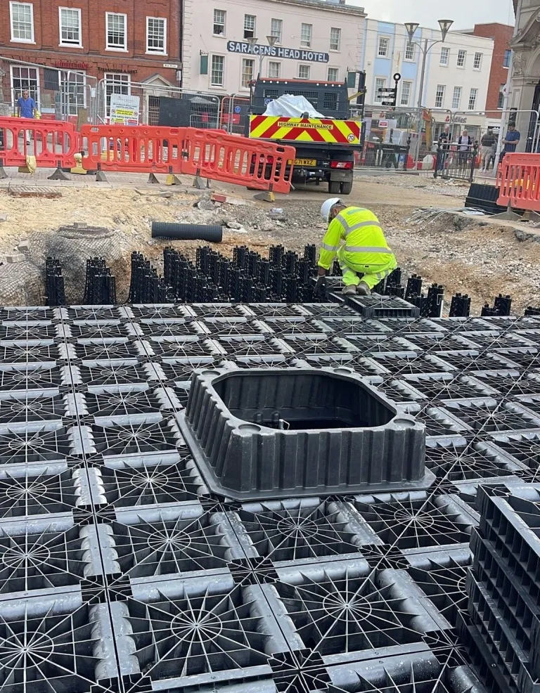 Tree Pit In High Street