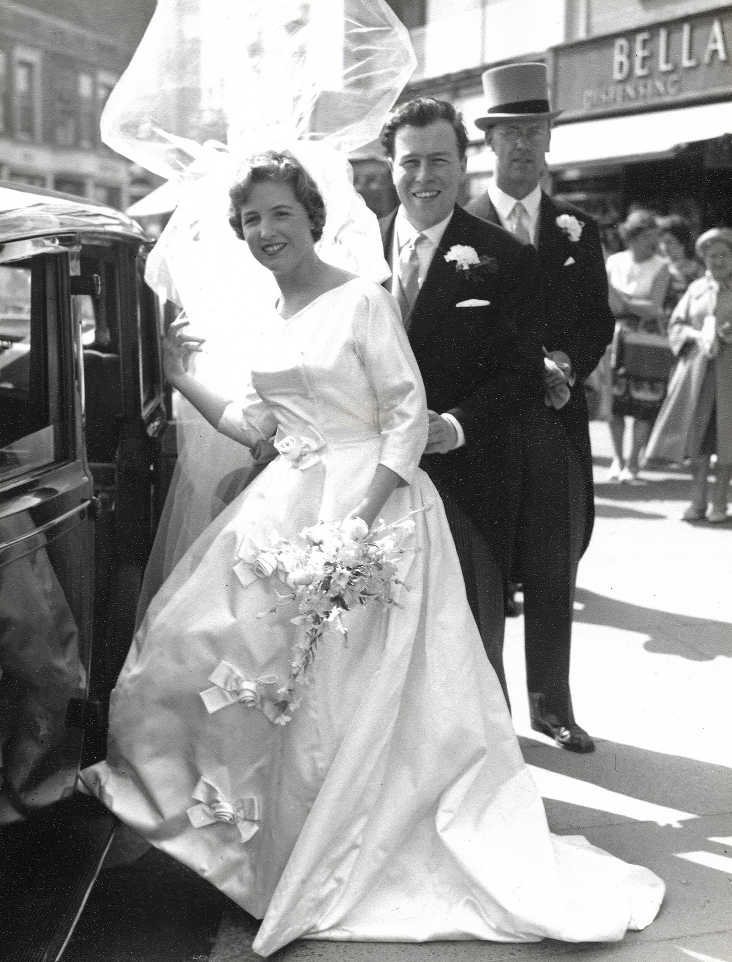 Ann & Peter Leaving Chelmsford Cathedral 3