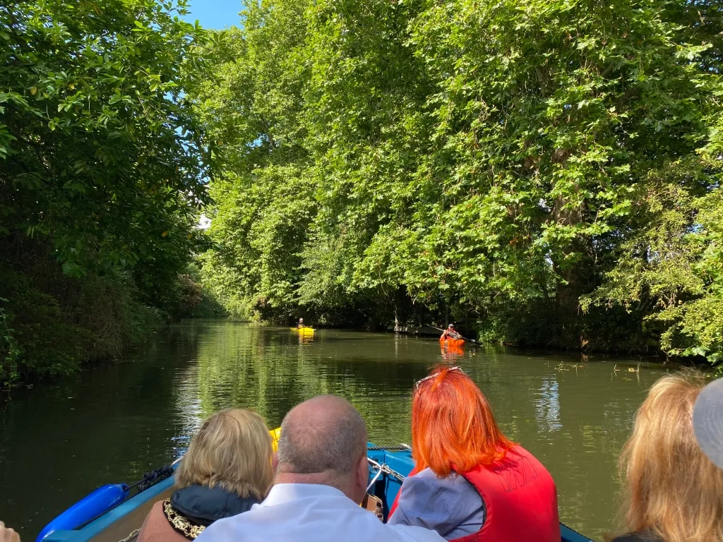 Kayaks On The River Chelmer