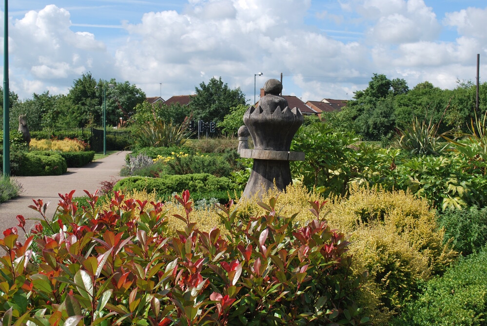 Chess Pieces at Boleyn Gardens