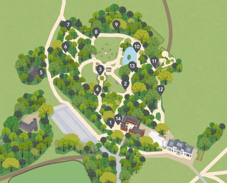 Map of Hylands Estate