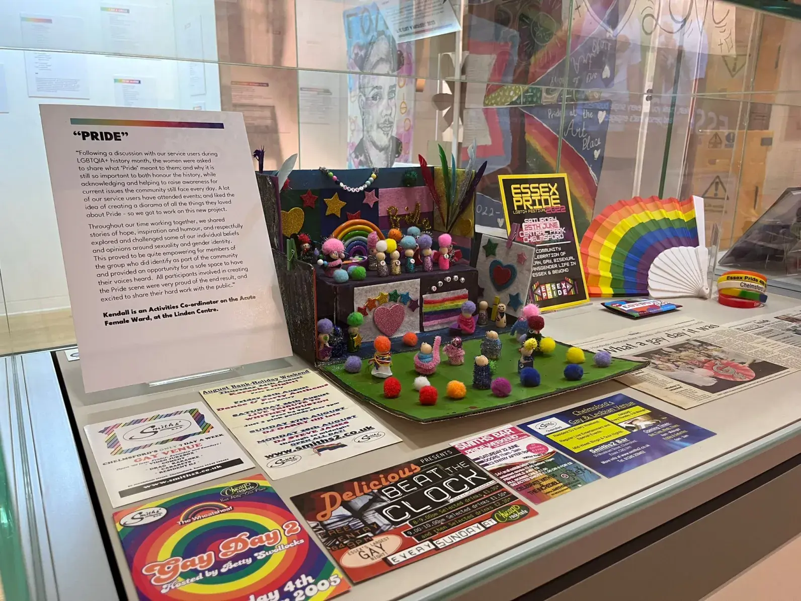 Behind The Rainbow Dsiplay About Pride