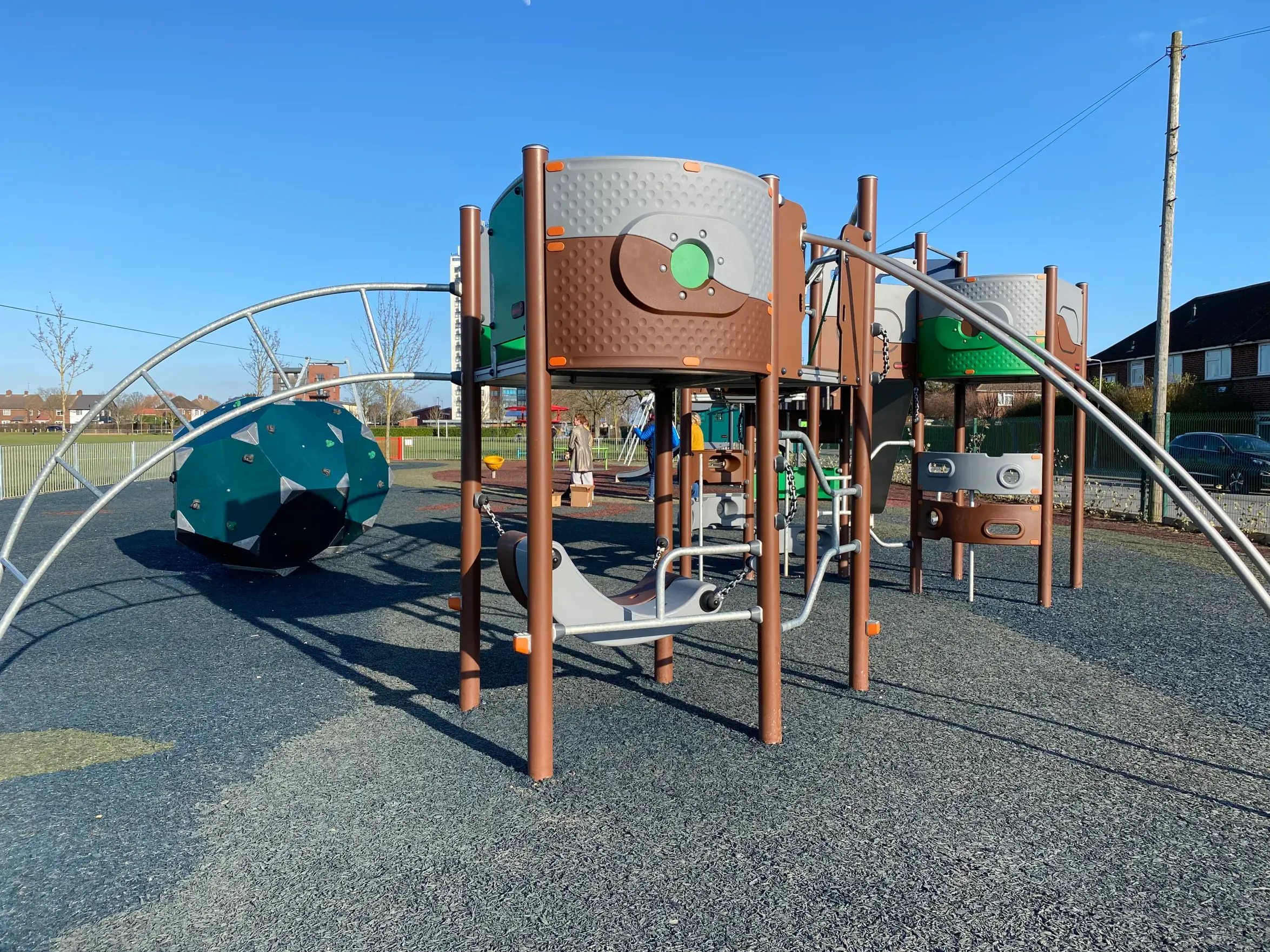 Climbing Frame In Melbourne Park