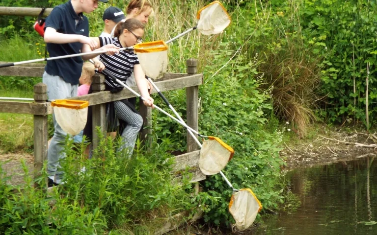 Marconi Ponds (People With Nets)