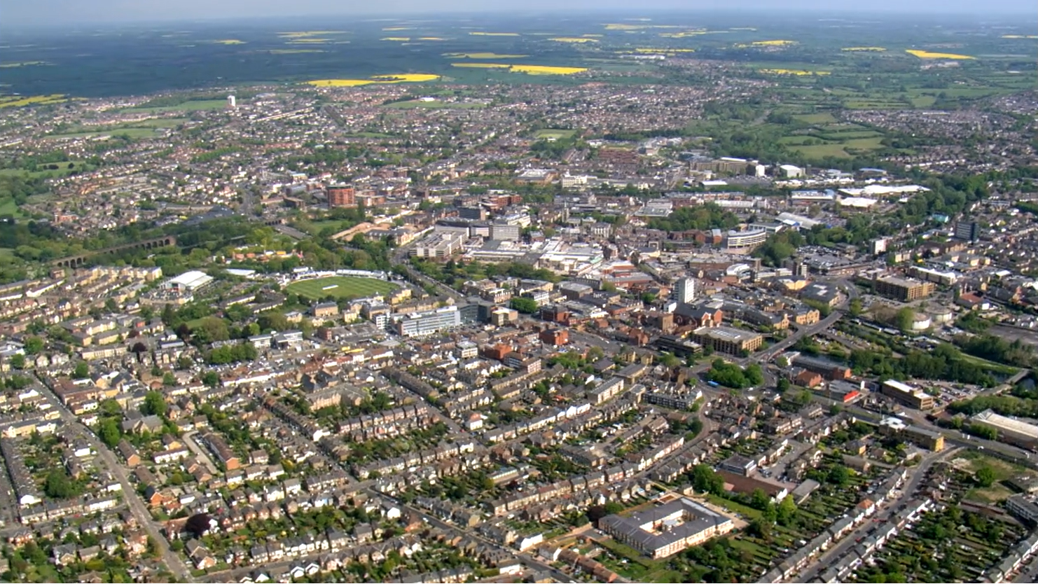 Aerial View Image Of Chelmsford