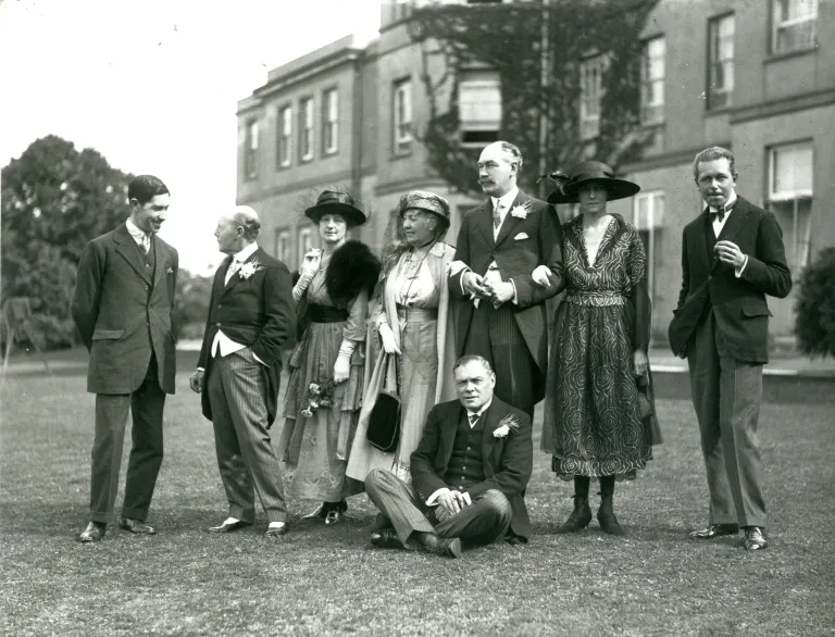 Sir Daniel Gooch at daughter's wedding