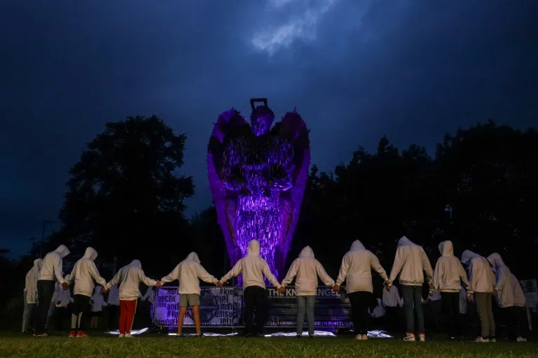 Knife Angel Vigil
