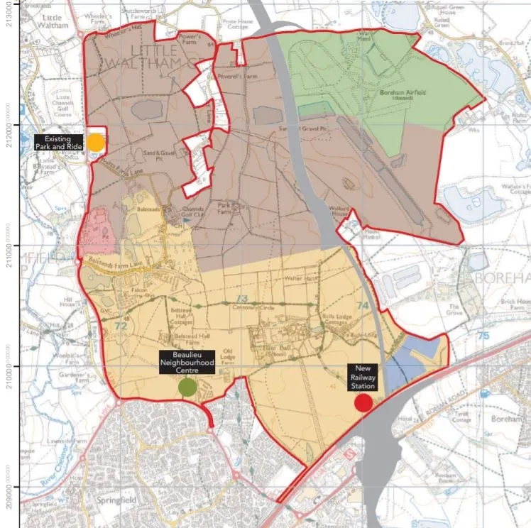 Chelmsford Garden Community Map