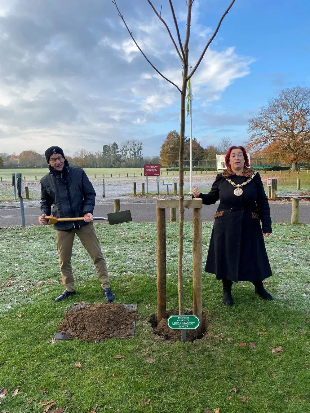 David Ford and Cllr Mascot