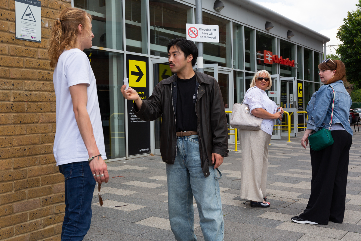 Women's Safety In Our City Being Filmed At Chelmsford Train Station