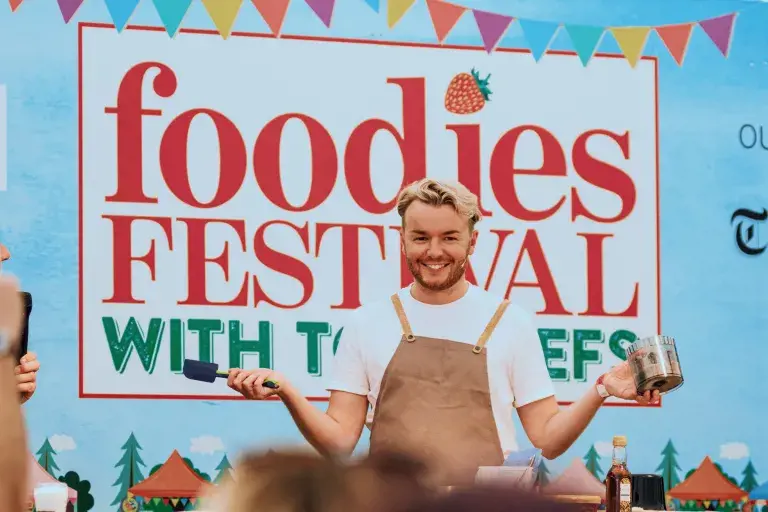 Tom Rhodes At Foodies Festival
