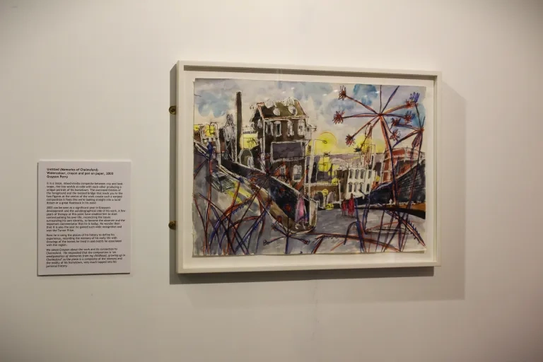 Clear view of 'Untitled' by Grayson Perry in Chelmsford Museum